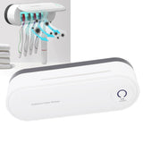Toothbrush Holder Drying White Toothbrush Holder Plug-in Drying Function Household Toothbrush Holder