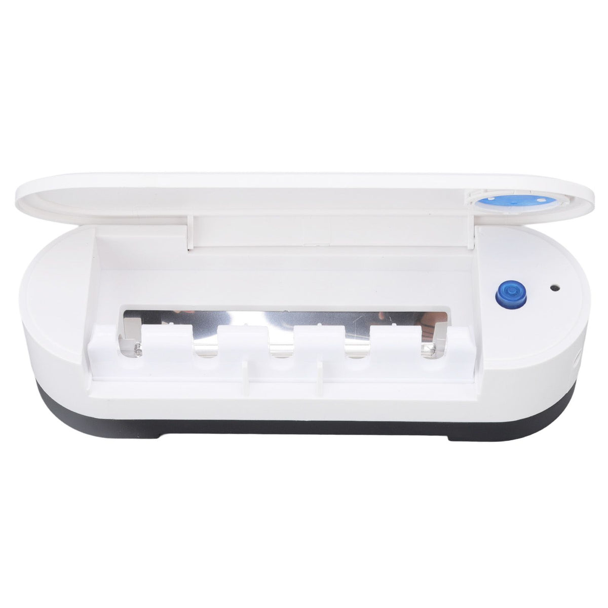 UV Toothbrush Sanitizer Sterilization Drying Battery Powered Toothbrush Sterilizer with Charging Cable for Household Rechargeable Sterilization Disinfection