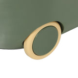 Toy Storage Box Multi Purpose Cute Duck Cover Plastic Clothes Organize Box with Wheel for Children Green (Large)