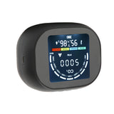 Infrared CO2 Meter High Accuracy Clear Display Compact Infrared Thermometer Hygrometer with Alarm Function for Home Office - Close-Up Angle