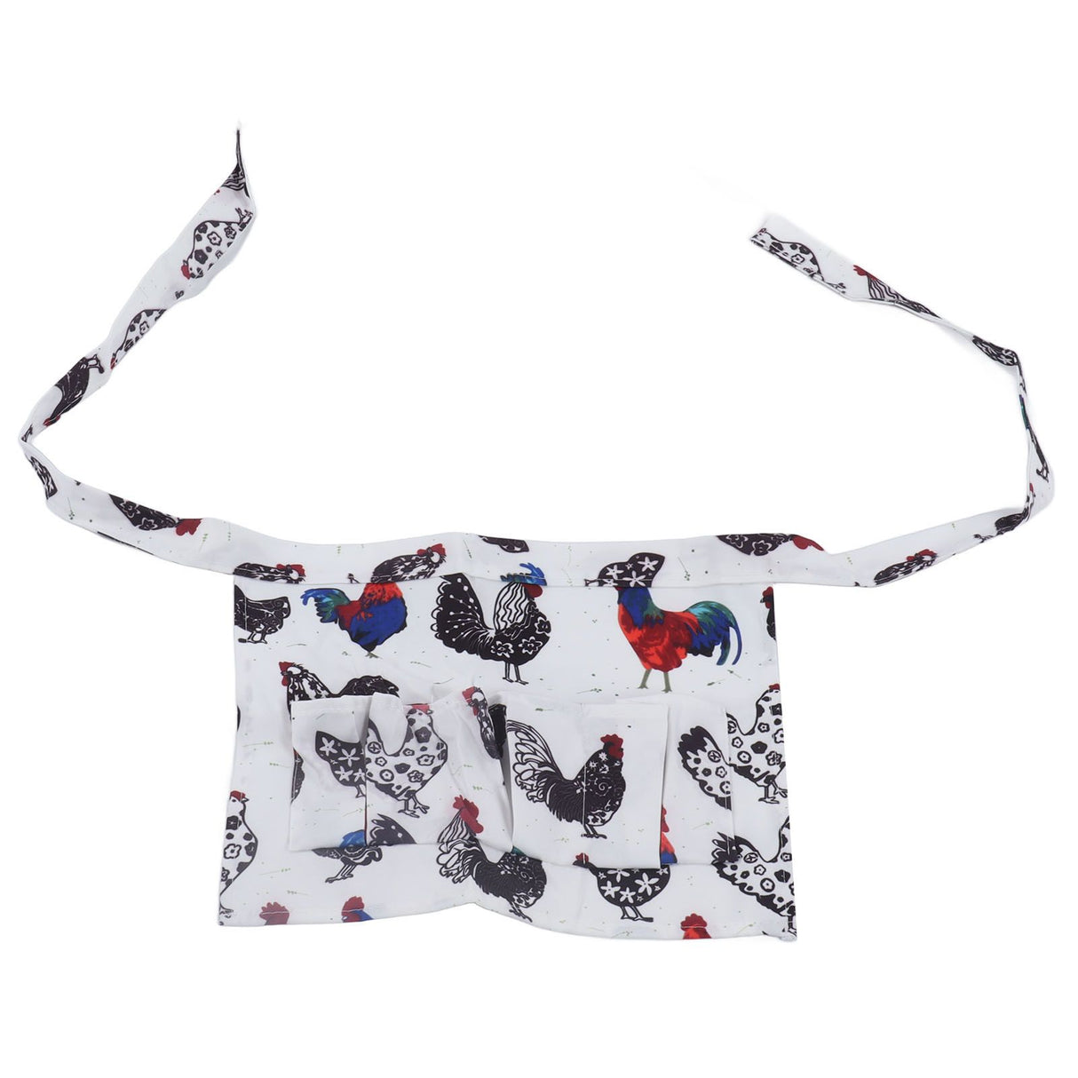 Egg Collection Apron 3 Pockets Hands Free Eggs Gathering Holding Apron for Child Duck Goose Eggs Style 2