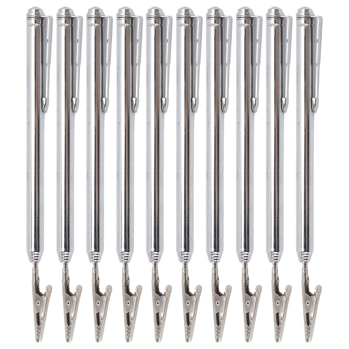 10Pcs Roach Clip Stainless Steel Durable Telescopic Design Wide Application Bracelet Helper Tool for Car Home Repair