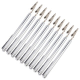 10Pcs Roach Clip Stainless Steel Durable Telescopic Design Wide Application Bracelet Helper Tool for Car Home Repair - Top-Down View
