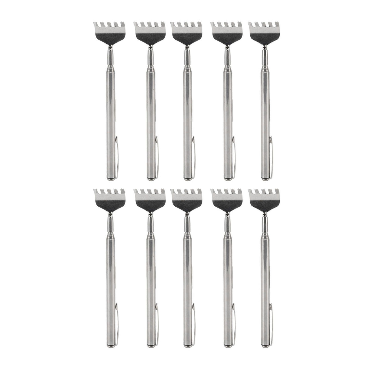 10pcs Back Scratcher Extendable Mini Portable Foldable Back Scratcher Telescoping with Pocket Clip for Relieve Itching