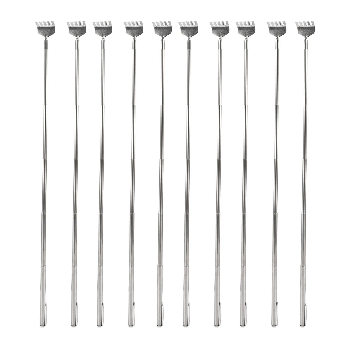 10pcs Back Scratcher Extendable Mini Portable Foldable Back Scratcher Telescoping with Pocket Clip for Relieve Itching