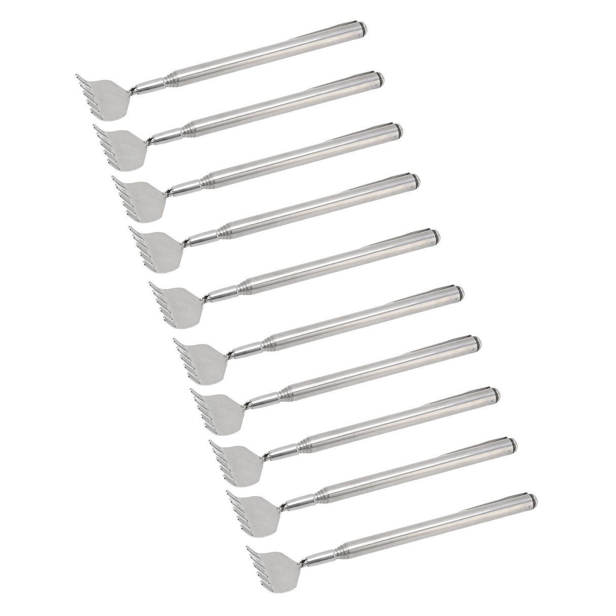 10pcs Back Scratcher Extendable Mini Portable Foldable Back Scratcher Telescoping with Pocket Clip for Relieve Itching