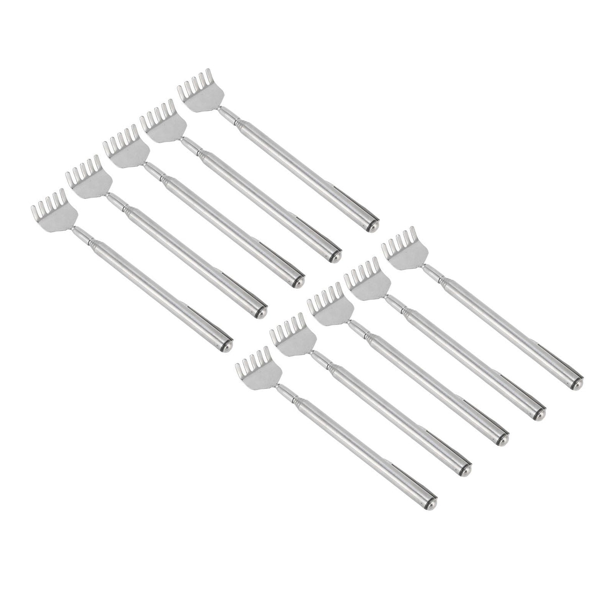 10pcs Back Scratcher Extendable Mini Portable Foldable Back Scratcher Telescoping with Pocket Clip for Relieve Itching