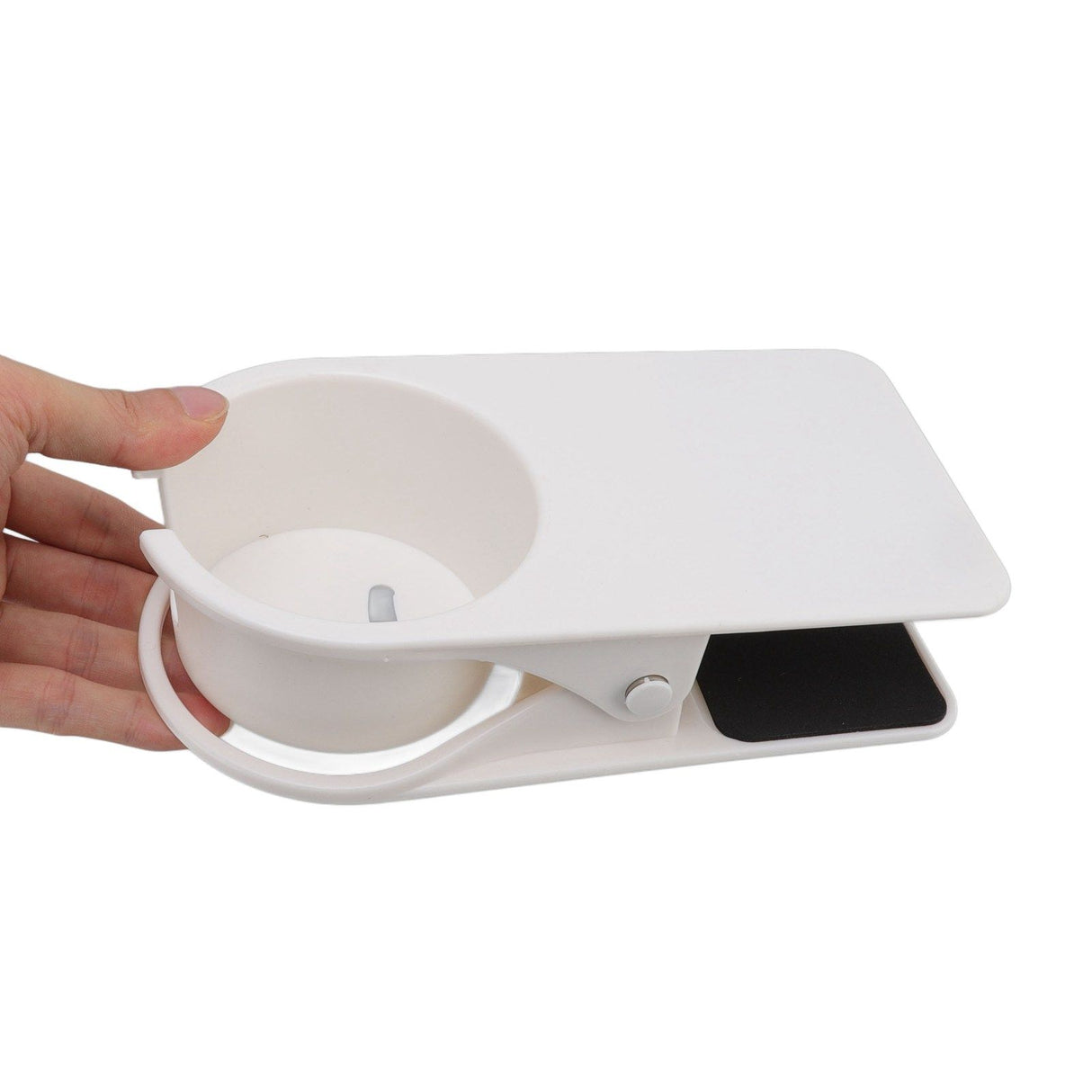 Water Cup Bracket Stable Multifunctional High Temperature Resistance Desktop Cup Holder for Home Office White