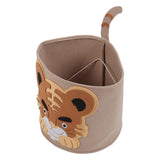Cotton Laundry Hamper Thickened Cartoon Animal Children's Toys Household Debris Dirty Clothes Storage Bucket 30x27cm Tiger
