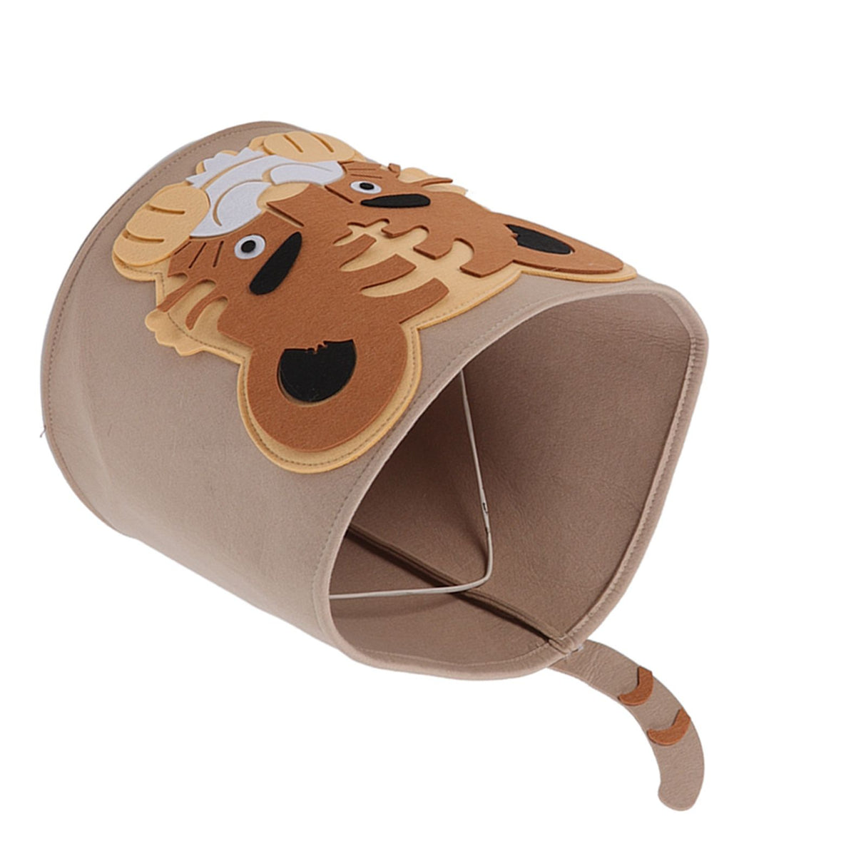 Cotton Laundry Hamper Thickened Cartoon Animal Children's Toys Household Debris Dirty Clothes Storage Bucket 30x27cm Tiger