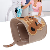 Cotton Laundry Hamper Thickened Cartoon Animal Children's Toys Household Debris Dirty Clothes Storage Bucket 30x27cm Tiger