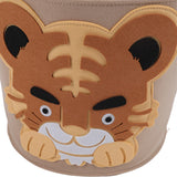 Cotton Laundry Hamper Thickened Cartoon Animal Children's Toys Household Debris Dirty Clothes Storage Bucket 30x27cm Tiger - Extra Image