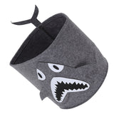 Cotton Laundry Hamper Thickened Cartoon Animal Children's Toys Household Debris Dirty Clothes Storage Bucket 30x27cm Shark
