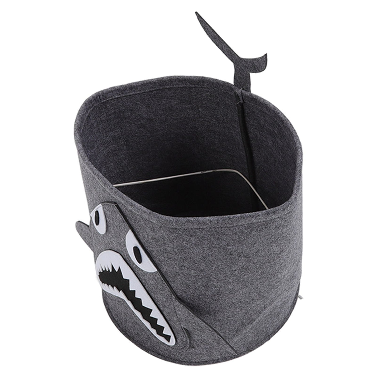 Cotton Laundry Hamper Thickened Cartoon Animal Children's Toys Household Debris Dirty Clothes Storage Bucket 30x27cm Shark