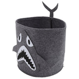Cotton Laundry Hamper Thickened Cartoon Animal Children's Toys Household Debris Dirty Clothes Storage Bucket 30x27cm Shark