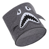 Cotton Laundry Hamper Thickened Cartoon Animal Children's Toys Household Debris Dirty Clothes Storage Bucket 30x27cm Shark - Low Angle
