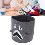 Cotton Laundry Hamper Thickened Cartoon Animal Children's Toys Household Debris Dirty Clothes Storage Bucket 30x27cm Shark