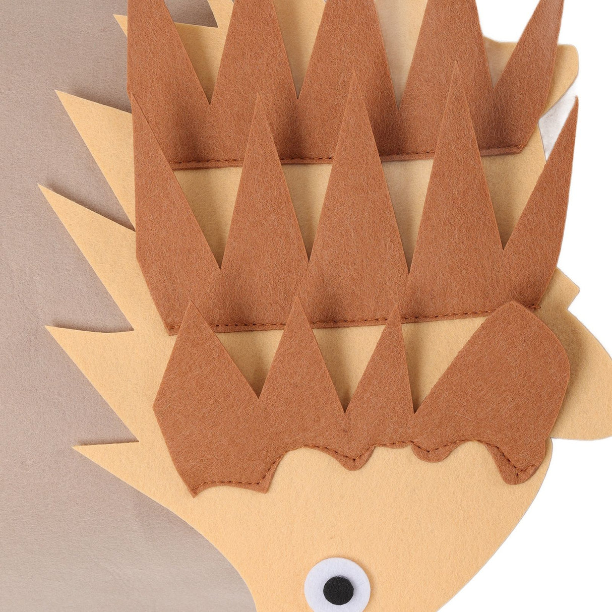 Cotton Laundry Hamper Thickened Cartoon Animal Children's Toys Household Sundries Clothes Felt Cotton Storage Bucket Hedgehog