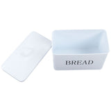 Small Bread Box Large Capacity Safe Odorless Compact Design Portable Handle Nonslip Base Bread Container for Bread Food - Rear View