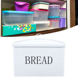 Small Bread Box Large Capacity Safe Odorless Compact Design Portable Handle Nonslip Base Bread Container for Bread Food - Extra Image