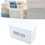 Small Bread Box Large Capacity Safe Odorless Compact Design Portable Handle Nonslip Base Bread Container for Bread Food - Extra Image