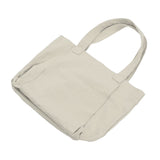 Yoga Carryall Bag Large Capacity Lightweight Foldable Yoga Mat Bag with Zippered Inner Pocket for Gym Outdoor Sports Beige - Top-Down View