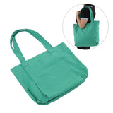 Yoga Carryall Bag Large Capacity Lightweight Foldable Yoga Mat Bag with Zippered Inner Pocket for Gym Outdoor Sports Green