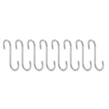 8PCS S Hook Rustproof Stainless Steel S Hooks Heavy Duty Simple Style Overstriking Portable S Kitchen Hook for Bathroom 8 Pack S Hook