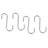 8PCS S Hook Rustproof Stainless Steel S Hooks Heavy Duty Simple Style Overstriking Portable S Kitchen Hook for Bathroom 8 Pack S Hook - Extra Image