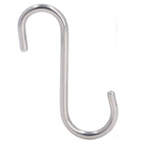 8PCS S Hook Rustproof Stainless Steel S Hooks Heavy Duty Simple Style Overstriking Portable S Kitchen Hook for Bathroom 8 Pack S Hook - Extra Image