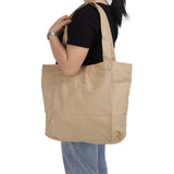 Yoga Mat Bag Foldable Large Capacity Portable Yoga Mat Tote Bag with Oversized Inner Pocket for Travel Outdoor Gym Khaki