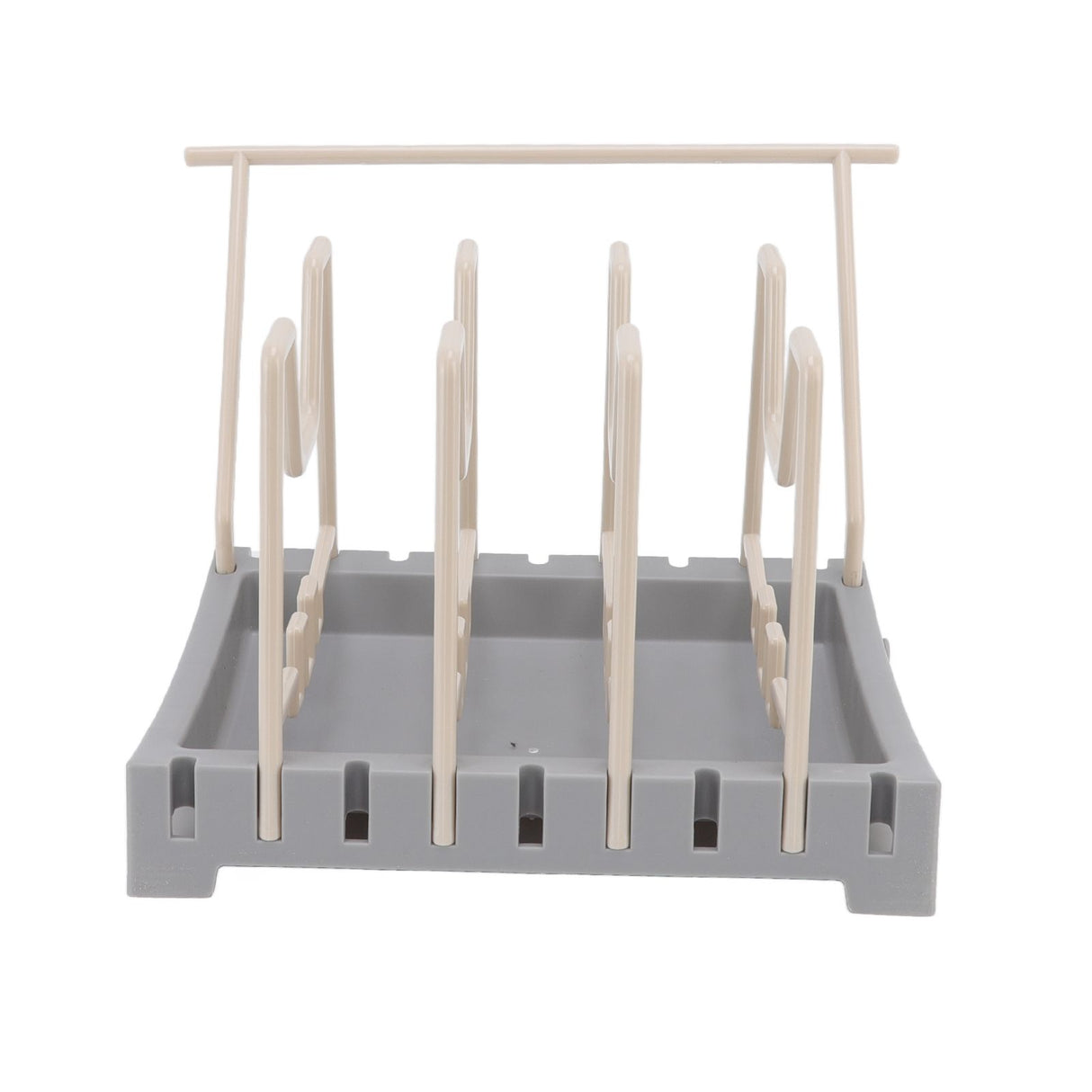 Pot Lid Holder Durable PP Space Saving Stable Nonslip Base Wide Application Cutting Board Organizer Type B