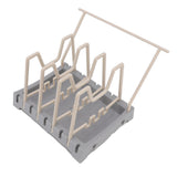 Pot Lid Holder Durable PP Space Saving Stable Nonslip Base Wide Application Cutting Board Organizer Type B
