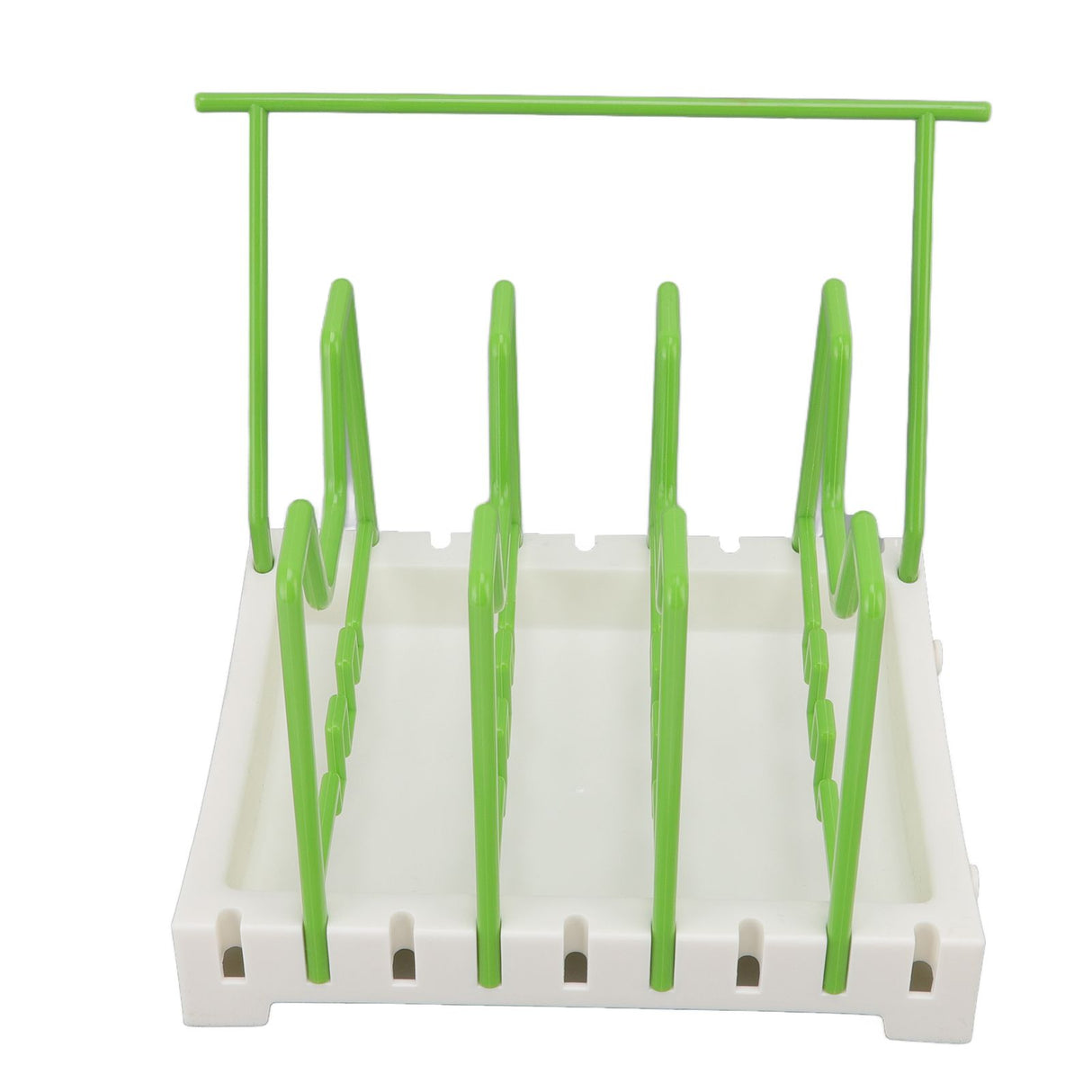 Pot Lid Holder Durable PP Space Saving Stable Nonslip Base Wide Application Cutting Board Organizer Type C