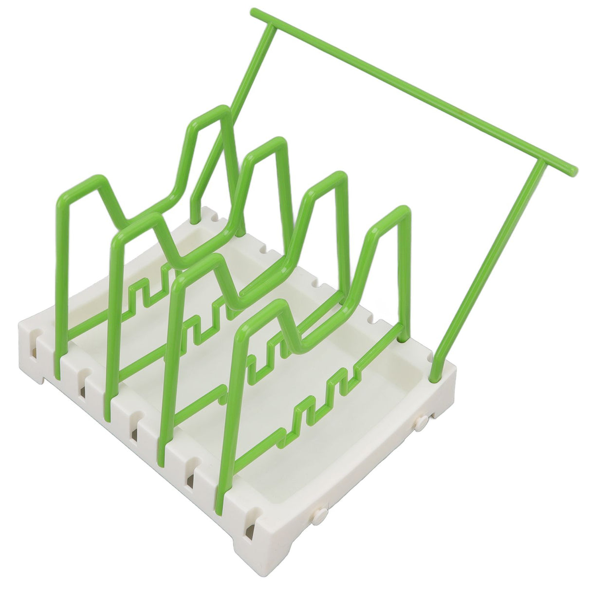 Pot Lid Holder Durable PP Space Saving Stable Nonslip Base Wide Application Cutting Board Organizer Type C