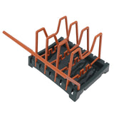 Pot Lid Holder Durable PP Space Saving Stable Nonslip Base Wide Application Cutting Board Organizer Type D