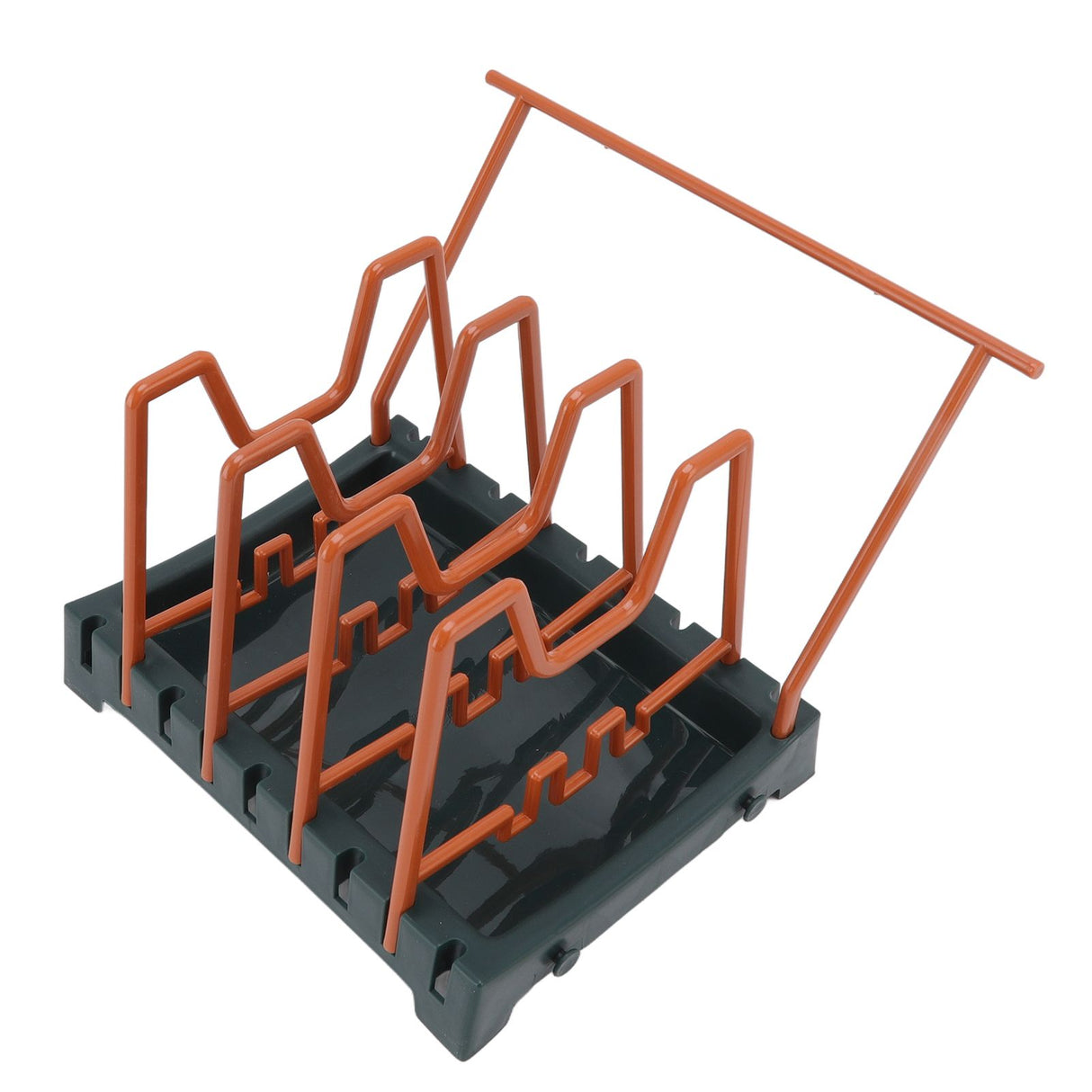 Pot Lid Holder Durable PP Space Saving Stable Nonslip Base Wide Application Cutting Board Organizer Type D