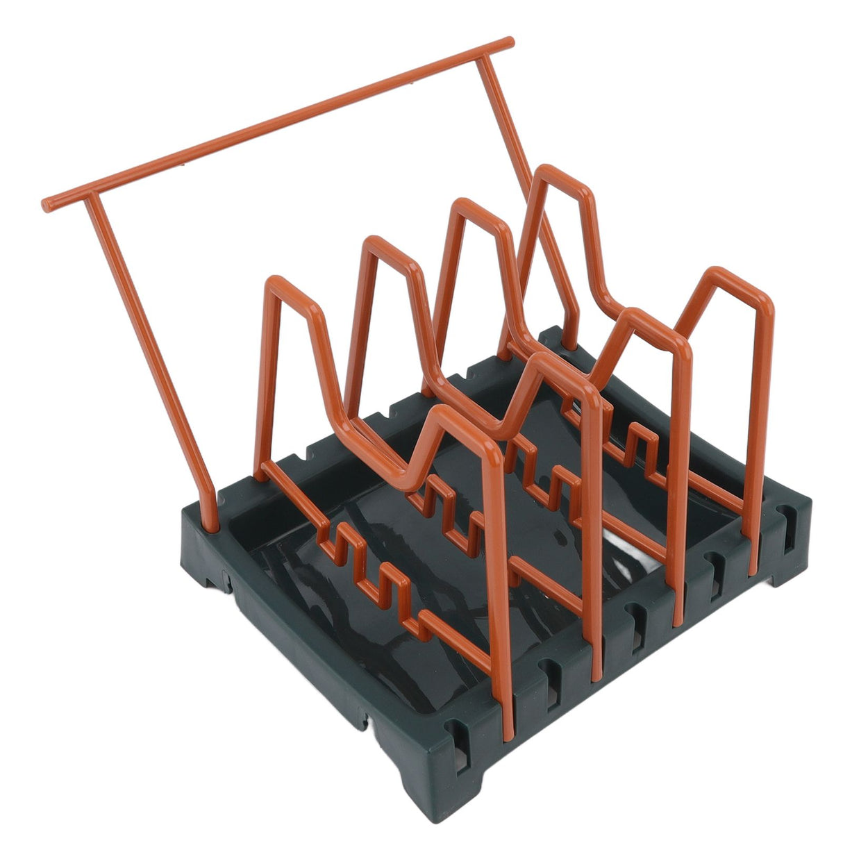 Pot Lid Holder Durable PP Space Saving Stable Nonslip Base Wide Application Cutting Board Organizer Type D