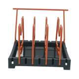 Pot Lid Holder Durable PP Space Saving Stable Nonslip Base Wide Application Cutting Board Organizer Type D - Low Angle