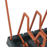 Pot Lid Holder Durable PP Space Saving Stable Nonslip Base Wide Application Cutting Board Organizer Type D - Extra Image