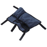 Multi Pocket Oxford Cloth Walker Storage Bag Wheelchair Side Hanging Storage Bag Walker Basket Bag Blue