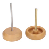 Bead Spinner Manual Rotatable Fast Wooden DIY Bead Making Device for Jewelry Crafts