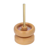 Bead Spinner Manual Rotatable Fast Wooden DIY Bead Making Device for Jewelry Crafts