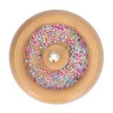 Bead Spinner Manual Rotatable Fast Wooden DIY Bead Making Device for Jewelry Crafts - Extra Image