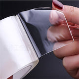 Adhesive Wall Mounting Strip Double Sided Tape Resuable Clear Removable Adhesive Strip 2m/78.7in