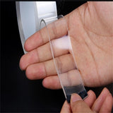 Adhesive Wall Mounting Strip Double Sided Tape Resuable Clear Removable Adhesive Strip 2m/78.7in