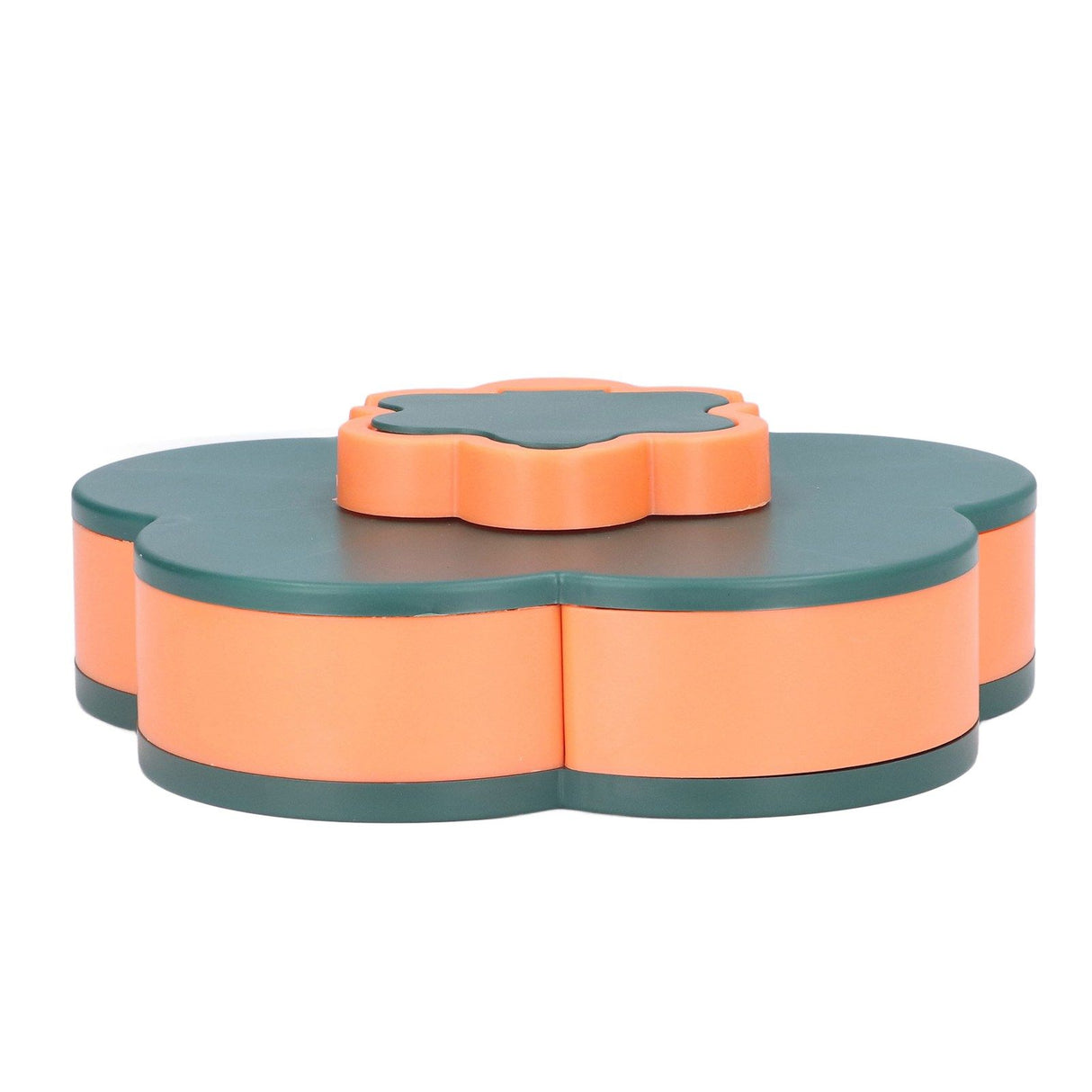 Snack Serving Tray Multifunction Large Capacity Flower Shape Nut Candy Serving Container for Home Monolayer