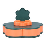 Snack Serving Tray Multifunction Large Capacity Flower Shape Nut Candy Serving Container for Home Monolayer