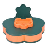 Snack Serving Tray Multifunction Large Capacity Flower Shape Nut Candy Serving Container for Home Monolayer - Extra Image