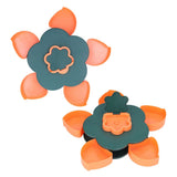 Snack Serving Tray Multifunction Large Capacity Flower Shape Nut Candy Serving Container for Home Monolayer